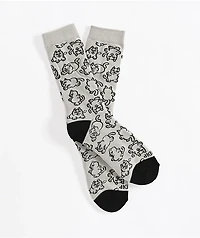 RIPNDIP Nermie Buddies Grey Crew Socks