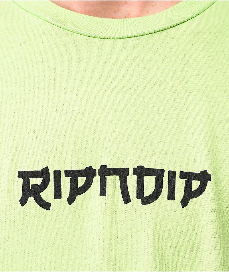 RIPNDIP Nermurari Warrior Pale Green T-Shirt