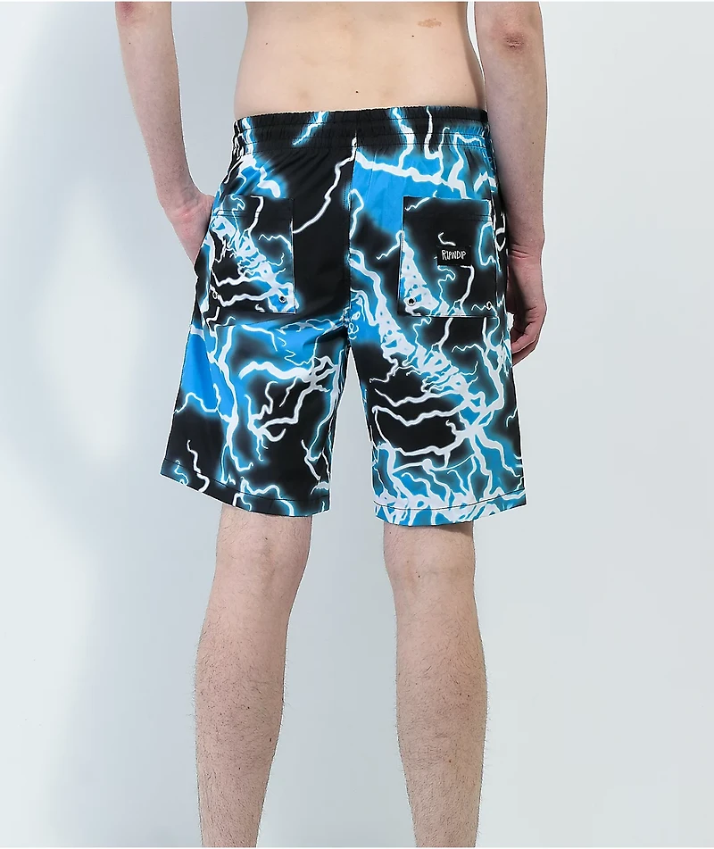 RIPNDIP Nikola Black & Blue Board Shorts