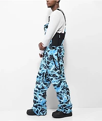 RIPNDIP Nikola Black & Blue Snowboard Bib Pants