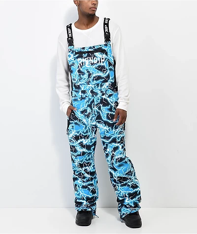 RIPNDIP Nikola Black & Blue Snowboard Bib Pants