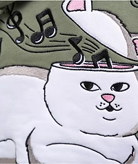 RIPNDIP No Music Life Dusty Olive Hoodie