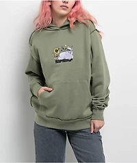 RIPNDIP No Music Life Dusty Olive Hoodie