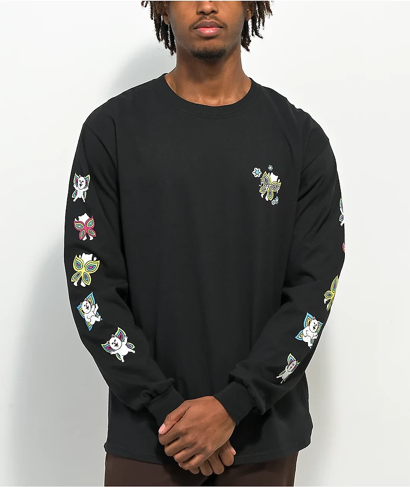 RIPNDIP Promised Land Black Long Sleeve T-Shirt
