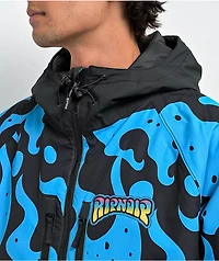 RIPNDIP Psychedelic Blue & Black 10K Snowboard Jacket