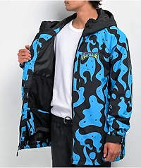 RIPNDIP Psychedelic Blue & Black 10K Snowboard Jacket