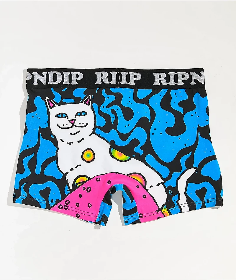 RIPNDIP Psychedelic Blue & Black Boxer Briefs