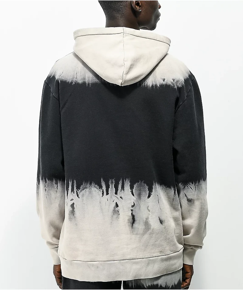 RIPNDIP Riptail Grey & Black Tie Dye Hoodie