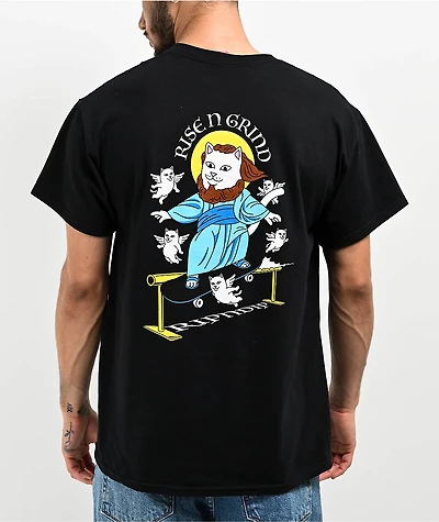 RIPNDIP Rise 'N Grind Black T-Shirt