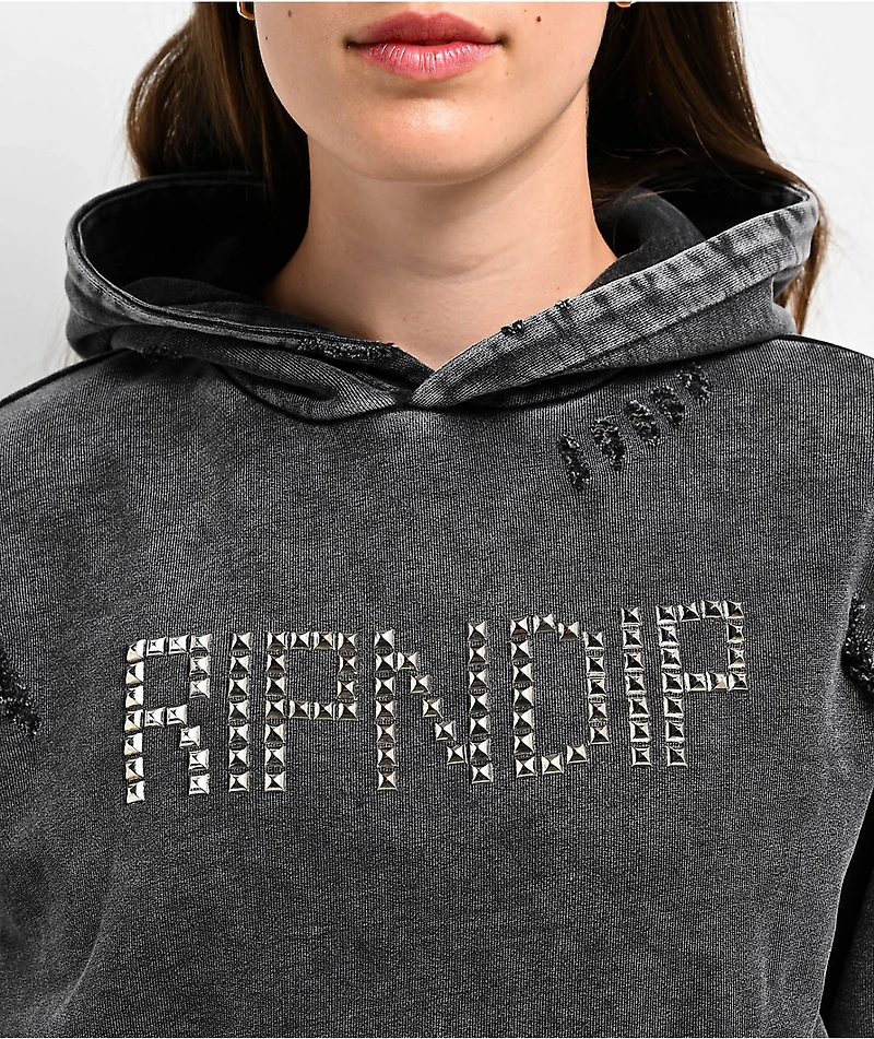 RIPNDIP Rockstar Black Wash Hoodie