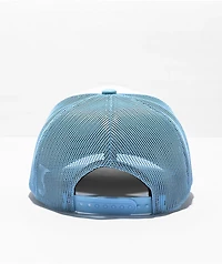 RIPNDIP Script Logo Blue & White Trucker Hat
