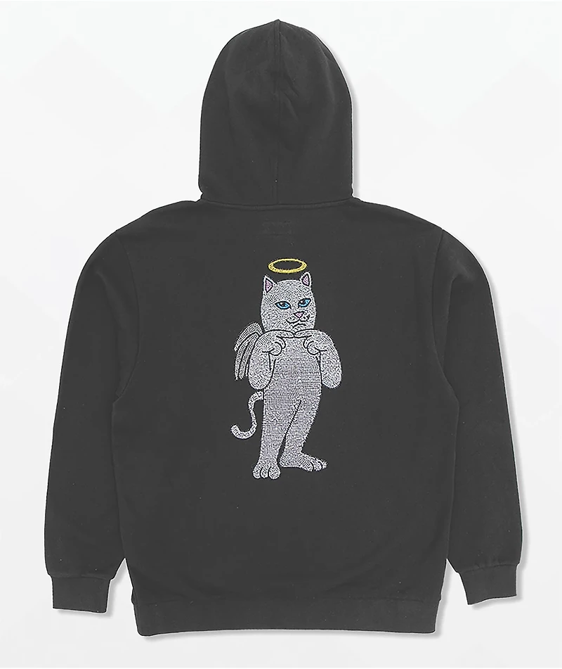 RIPNDIP Sent From Heaven Black Hoodie
