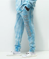 RIPNDIP Sent From Heaven Blue Tie Dye Sweatpants