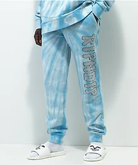 RIPNDIP Sent From Heaven Blue Tie Dye Sweatpants
