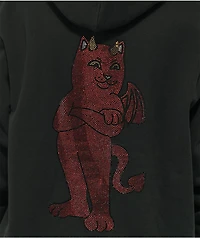RIPNDIP Sent From Heck Black Rhinestone Hoodie