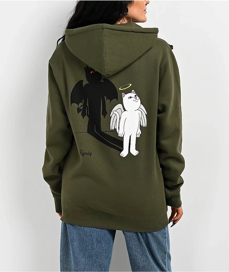 RIPNDIP Shadow Friend Green Hoodie