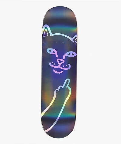 RIPNDIP Black Holo Lord Nermal 8.5" Skateboard Deck