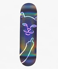 RIPNDIP Black Holo Lord Nermal 8.5" Skateboard Deck