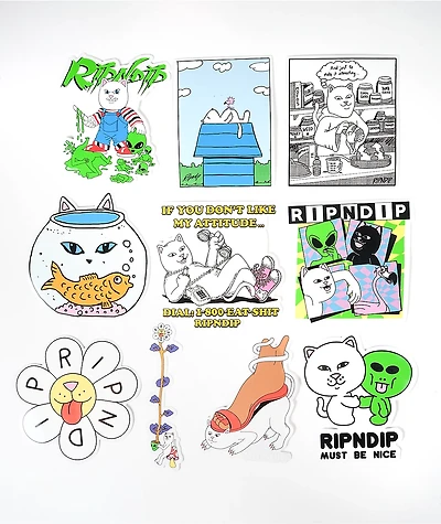 RIPNDIP Sid Sticker Pack