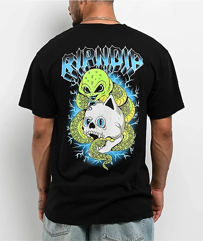 RIPNDIP Skull & Bones Black T-Shirt