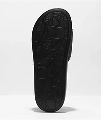 RIPNDIP Sprinkles Airbrush Logo Black Slide Sandals
