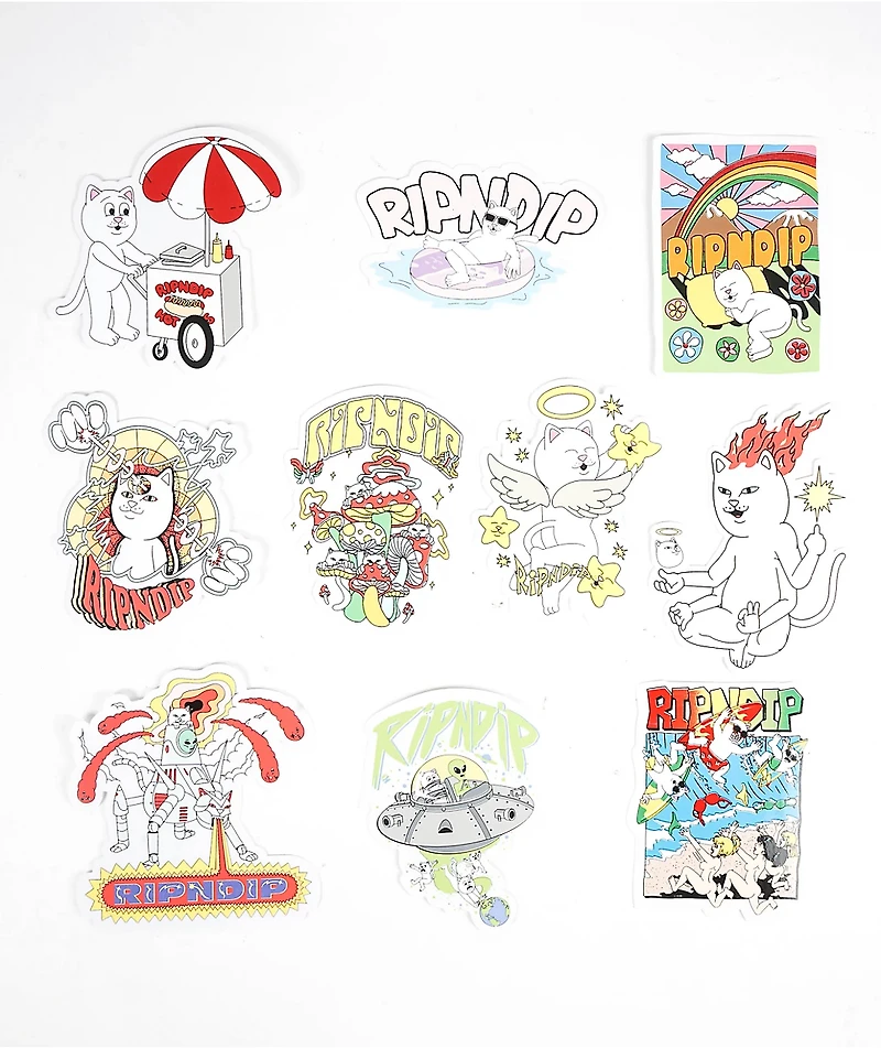 RIPNDIP Summer 22 Sticker Pack