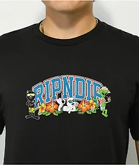 RIPNDIP Summer Friends Black T-Shirt