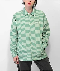 RIPNDIP Teal Checkered Coaches Jacket