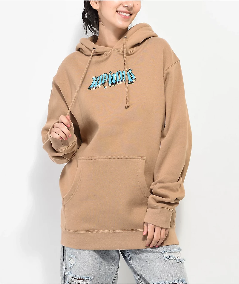RIPNDIP Tears From Heaven Tan Hoodie