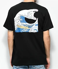 RIPNDIP The Great Wave Of Nerm Black T-Shirt