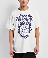 RIPNDIP The Happiest Cat White T-Shirt