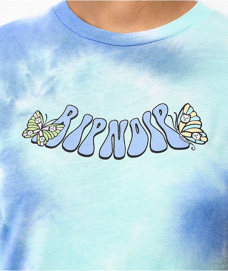 RIPNDIP Think Factory Blue Tie Dye T-Shirt