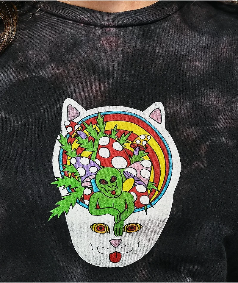RIPNDIP Touch Of Psych Grey Tie Dye T-Shirt