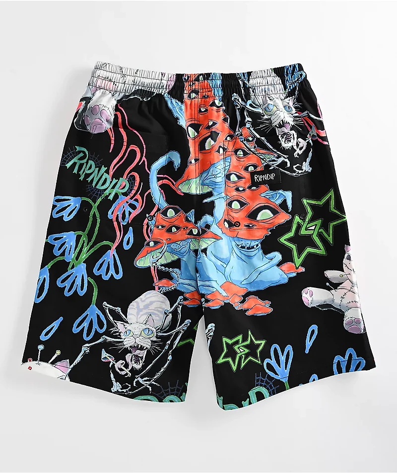 RIPNDIP Travis Black Board Shorts