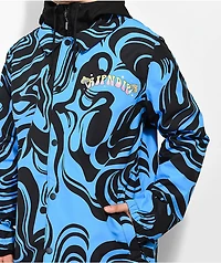 RIPNDIP Trippy Treat Black & Blue 10K Snowboard Jacket 2023