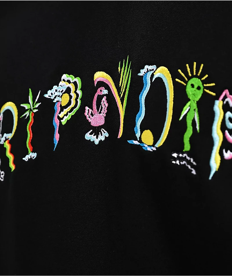 RIPNDIP Venice Embroidered Black Hoodie