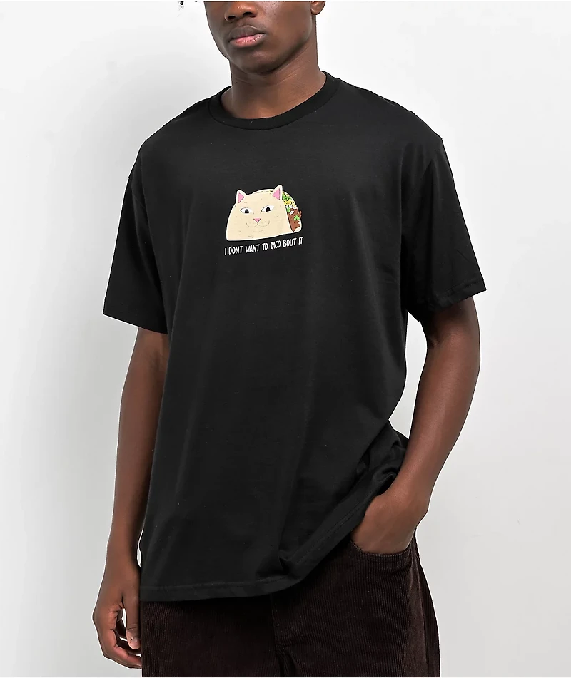 RIPNDIP Wanna Taco Bout It Black T-Shirt