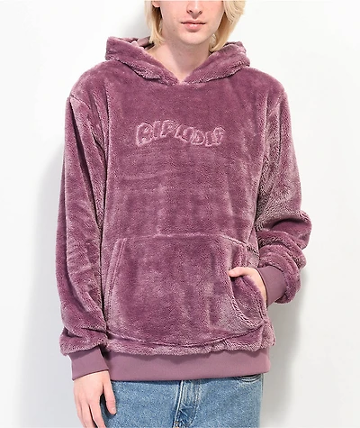 RIPNDIP Waves Mauve Sherpa Hoodie