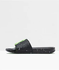 RIPNDIP We Out Here Black & Neon Slide Sandals