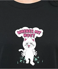 RIPNDIP Where's My Hug Black Long Sleeve T-Shirt
