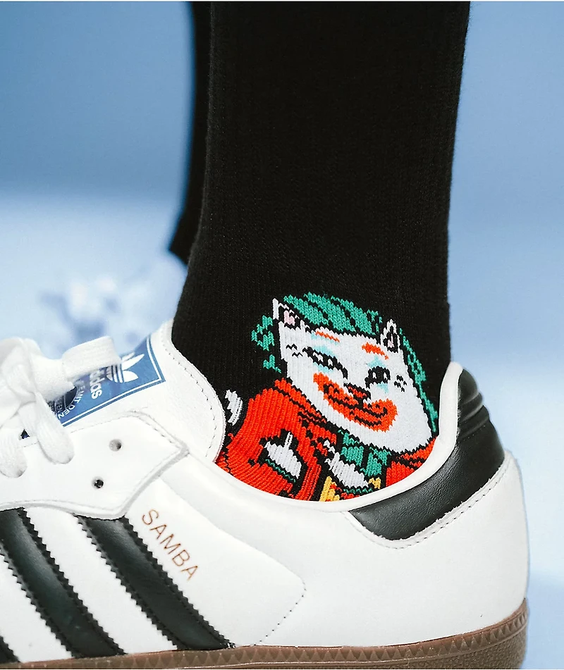 RIPNDIP Why So Nermal? Black Crew Socks