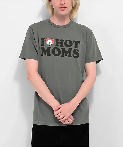 RIPNDIP x Danny Duncan I Love Hot Moms Grey T-Shirt