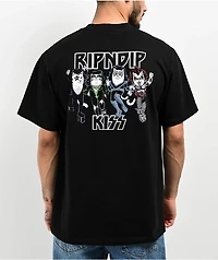 RIPNDIP x KISS Made For Lovin Black T-Shirt
