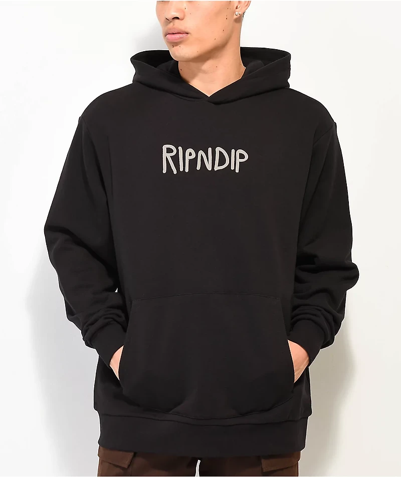 RIPNDIP x SUS BOY Black Hoodie