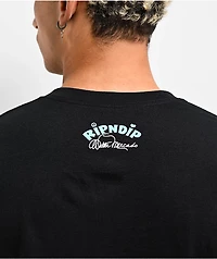 RIPNDIP x Walter Mercado Lord Nermal Mucho Amor Black Pocket T-Shirt