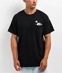 RIPNDIP x Walter Mercado Lord Nermal Mucho Amor Black Pocket T-Shirt