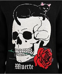 RIPNDIP x Walter Mercado Muerte Black Sweater