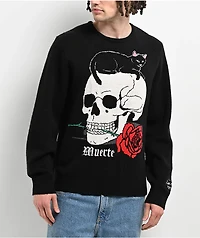 RIPNDIP x Walter Mercado Muerte Black Sweater