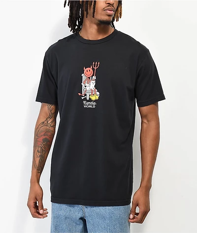 RIPNDIP x World Industries Devilman & Nerm Black T-Shirt