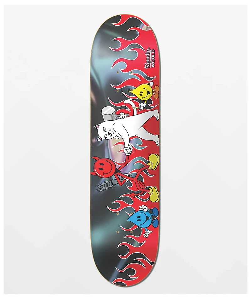 RIPNDIP x World Industries Nerm & Devilman 8.0" Skateboard Deck